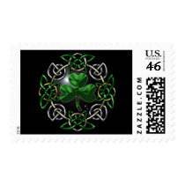 St. Patrick's Day Celtic knot design Postage Stamps