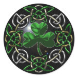 St. Patrick's Day Celtic knot design Stickers