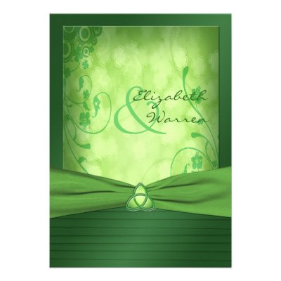 St. Patrick&#39;s Day Celtic Love Knot Invitation