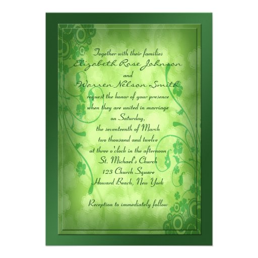 St. Patrick's Day Celtic Love Knot Invitation