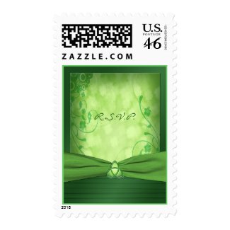 St. Patrick's Day Celtic Love knot RSVP Postage stamp