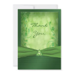 St  Patrick's Day Celtic Love Knot Thank You Card Custom Announcements