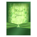 St. Patrick's Day Celtic Love Knot Thank You Card Custom Announcements