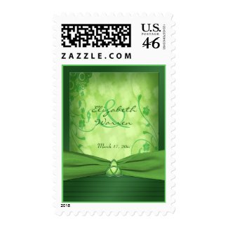 St. Patrick's Day Celtic Love knot Wedding Stamp stamp