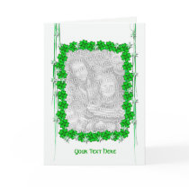 St. Patrick's Day Clover Stars (photo frame) cards by xfinity7 St. Patrick's Day Clover Stars (photo frame) cards