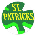 St Patricks Day (Clover) stickers