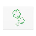 St. Patrick's Day Clovers Postcard