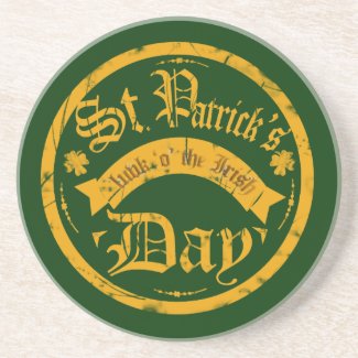 St Patrick's Day Coaster