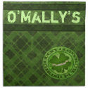 St. Patricks Day Custom Clover Lucky Irish Napkins napkin