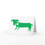 St. Patrick's Day Dachshund Greeting Cards