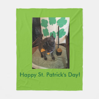 st patricks day fleece material
