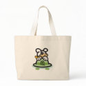 St. Patrick's Day Dog n Hat Design bags
