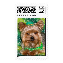 St. Patrick's Day dog Stamp