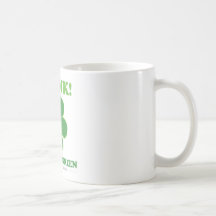 St Patrick's Day drink till yer Green Clover Mugs