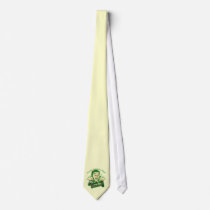 St Patricks Day Drink Up Bitches Necktie