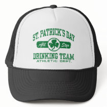St. Patrick's Day Drinking Team Trucker Hats