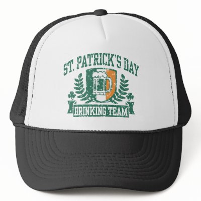 St. Patrick's Day Drinking Team hats