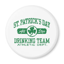 St. Patrick's Day Drinking Team Refrigerator Magnet