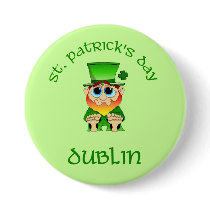 St Patricks Day ~ Dublin buttons
