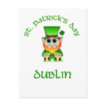 St Patricks Day ~ Dublin Postcard