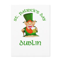 St Patrick's Day ~ Dublin Post Card
