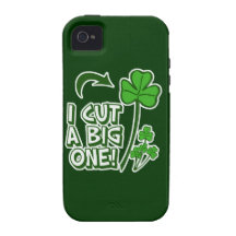 St Patrick's Day Farting Humor iPhone 4 Cases