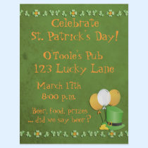 St. Patrick's Day Flyer flyers