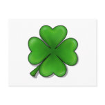 St. Patrick's Day, Four Leaf Clover Post Card