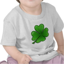 St. Patrick's Day, Four Leaf Clover Tee Shirt