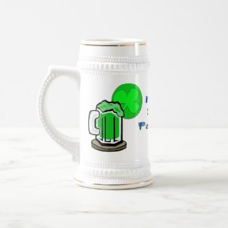 St Patrick's Day Green Beer 2 mug