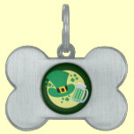 St. Patrick's Day Green Beer Dog Tag pet tags