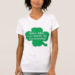 St. Patrick's Day Green Four Leaf Clover Shirt