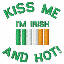 St. Patrick's Day Green Hot Irish Hoodie embroidered shirts