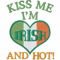 St. Patrick's Day Green Hot Irish T-Shirt embroidered shirts by jamiecreates1 St. Patrick's Day Green Hot Irish T-Shirt embroidered shirts