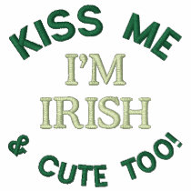 St. Patrick's Day Green Irish T-Shirt embroidered shirts