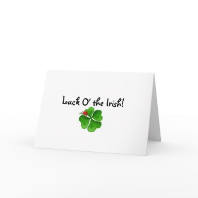 St. Patrick's Day Greeting Card by st_paddys