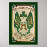 St. Patricks Day Greeting Poster