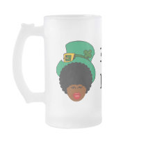 St. Patrick's Day Humor: Kiss Me. I'm Black Irish! Coffee Mug