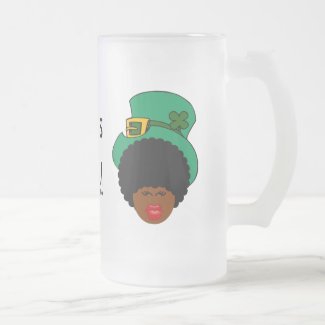 St. Patrick's Day Humor: Kiss Me. I'm Black Irish! Coffee Mug