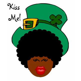 St. Patrick's Day Humor: Kiss Me. I'm Black Irish! shirt