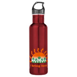 St. Patrick's Day I bring luck Liberty Bottle 24oz Water Bottle