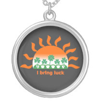 St Patrick's day I bring luck Necklace