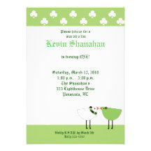 St. Patrick's Day Irish Birds Party Invitation