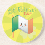 St. Patrick's Day Irish Flag Drink Coaster