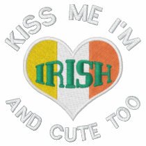 St. Patrick's Day  Irish Flag embroidered shirts