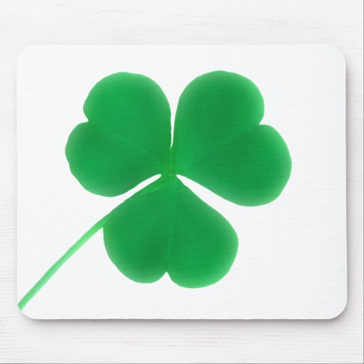 St. Patrick's Day Irish Green Clover Mouse Pads