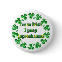 St. Patrick's Day Irish Humerous Buttons Pins by kjscreations St. Patrick's Day Irish Humerous Buttons Pins
