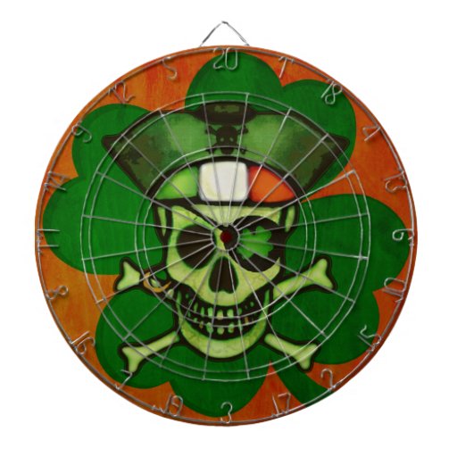St. Patrick's Day Irish ProfiledInk Dart Board Zazzle
