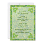 St. Patrick's Day Irish wedding bridal shower Announcements