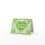St. Patrick's Day Irish wedding Thank You Card